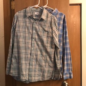 Set of two Sonoma button down shirts